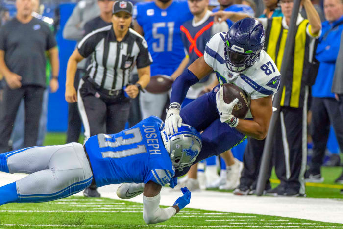 A reliable target for Geno Smith and a much-improved blocker, Seattle may strongly consider extending Noah Fant as part of future plans.